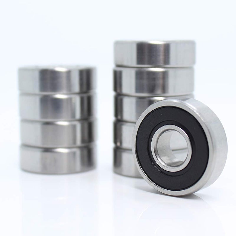 Donepart 1603-2RS Ball Bearing 5/16"" x 7/8""x 11/32"" Radial Ball Bearing Rubber Sealed and Pre-Lubricated with Grease - Image 2